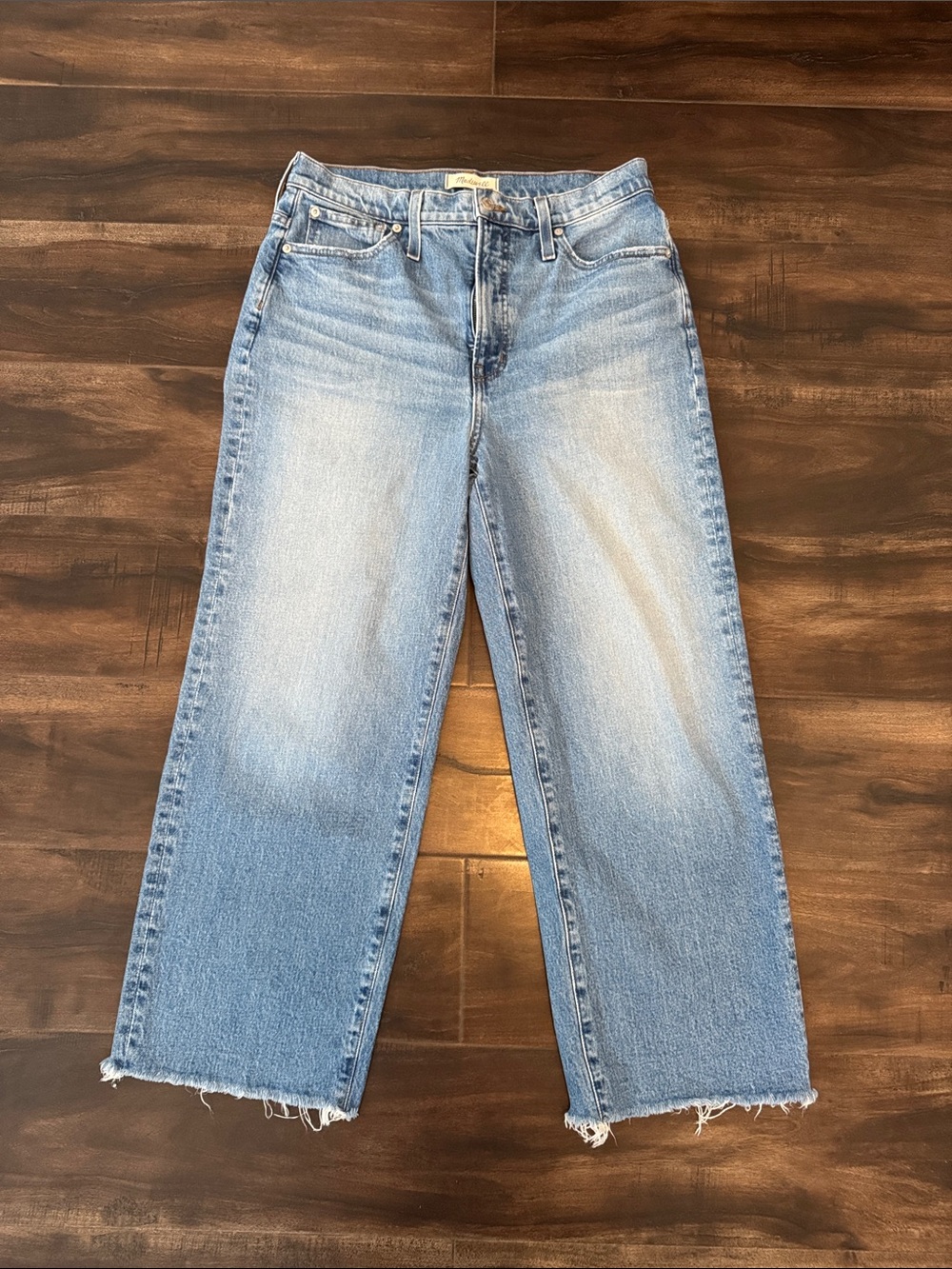 Madewell The Perfect Vintage Wide Leg Crop Jean